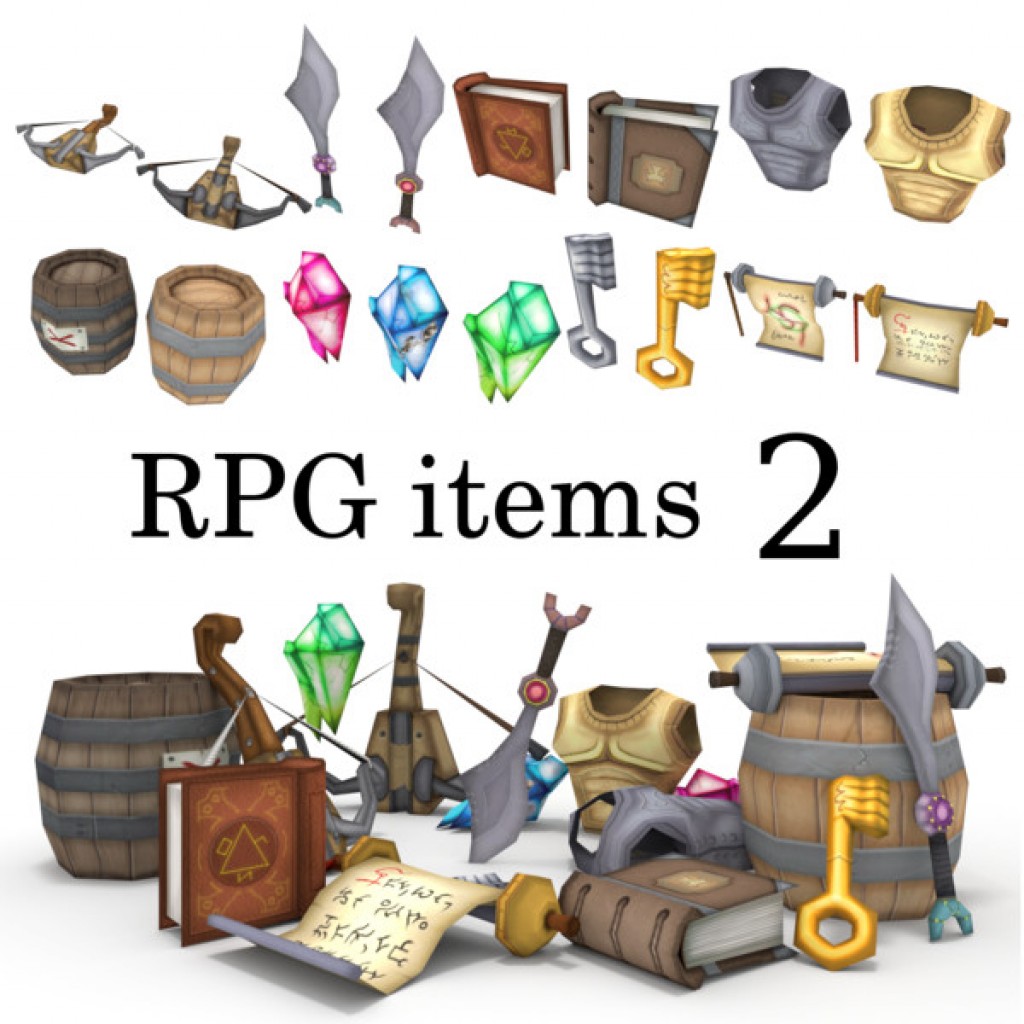 Low-Poly RPG Item Collection 2 preview image 1